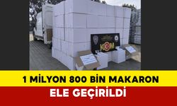 Adana’da 1 Milyon 800 Bin Gümrük Kaçağı Makaron Ele Geçirildi