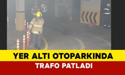 Balıkesir’de yer altı otoparkında trafo patladı ve paniğe yol açtı