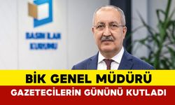 BİK Genel Müdürü Cavit Erkılınç'tan 10 Ocak Çalışan Gazeteciler Günü Mesajı