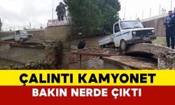 Çalınan kamyonetin bakın nerde bulundu