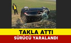 Diyarbakır'da Otomobil Takla Attı: Sürücü Yaralandı