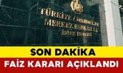 Faiz kararı açıklandı