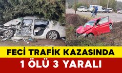 Feci trafik kazası: 1 ölü, 3 yaralı