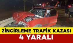 İzmit’te 3 araçlı zincirleme trafik kazası: 4 yaralı