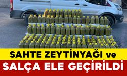 Jandarma sahte zeytinyağı ve salça ele geçirdi