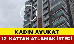 Kadın avukat 12. katın balkonunda intihara kalkıştı