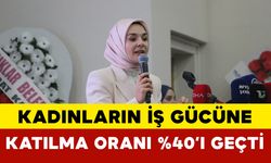 Kadınların iş gücüne katılma oranı yüzde 40’ı geçti