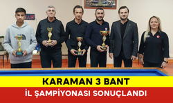 Karaman 3 Bant İl Şampiyonası Sonuçlandı