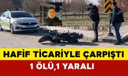 Karaman’da sürat motoru hafif ticari araçla çarpıştı: 1 ölü 1 yaralı