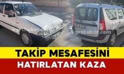 Karaman'da Takip Mesafesinin Önemini Hatırlatan Kaza