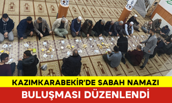 Kazımkarabekir'de Sabah Namazı Buluşması Düzenlendi