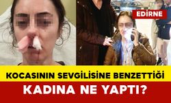 Kocasının sevgilisine benzettiği kadını önce darp etti sonra pardon deyip kaçtı