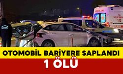 Kontrolden çıkan otomobil bariyerlere saplandı: 1 ölü