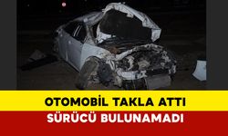 Konya Ereğli’de Takla Atan Otomobilin Sürücüsü Kaza Yerinde Bulunamadı