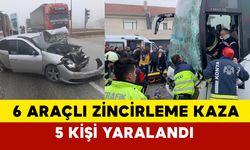 Konya Kulu’da Yoğun Sis ve Buzlanma Zincirleme Kazaya Neden Oldu: 5 Yaralı