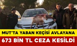 Mut'ta yaban keçisi avlayan 2 şahsa 673 bin TL ceza kesildi