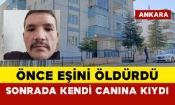 Önce eşini öldürdü sonrada kendi canına kıydı