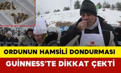 Ordunun Hamsili Dondurması Guinness’te