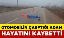 Otomobilin çarptığı adam hayatını kaybetti