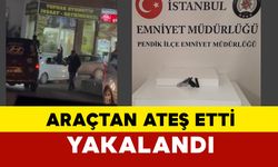 Pendik'te Araçtan Ateş Eden Şüpheli Yakalandı