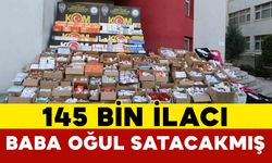 Reçeteyle ilaç alıp daha sonra satan baba-oğul yakalandı