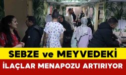 Sebze ve meyvelerdeki zirai ilaçlar erken menopoz riskini artırıyor