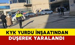 Siirt’te KYK Yurdu İnşaatında İş Kazası: 1 Yaralı