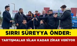 Sırrı Süreyya Önder: "Çok spekülatif tartışmalar oluyor, silah kadar zarar veren bir dil bu"