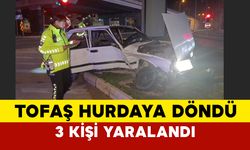 Tofaş hurdaya döndü: 3 yaralı