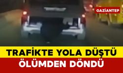 Trafikte Yola Düşen Kişi Ölümden Döndü