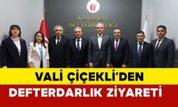 Vali Çiçekli’den Karaman Defterdarlığı’na Ziyaret