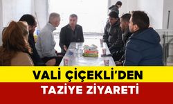 Vali Mehmet Fatih Çiçekli’den Teslime Akbaş’ın Ailesine Taziye Ziyareti