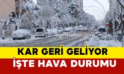 Karaman’a Kar Geri Dönüyor! Meteoroloji Uyardı