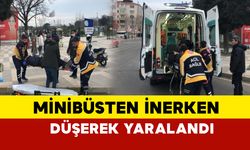 Tekirdağ’da Yaşlı Adam Minibüsten İnerken Düşerek Yaralandı