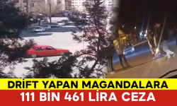 Konya'da Drift Yapan Magandalara 111 bin 461 Lira Ceza