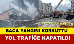 Karaman'da baca yangını korkuttu: yol trafiğe kapatıldı