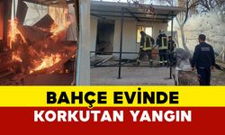 Karaman’da konteyner bahçe evinde yangın