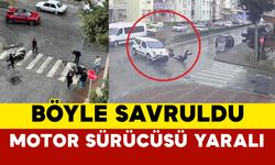 Manavgat'ta Hafif Ticari Araç ile Motosiklet Çarpıştı: 1 Yaralı