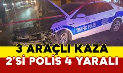 Zonguldak’ta Polis Aracının Karıştığı Kazada 4 Kişi Yaralandı