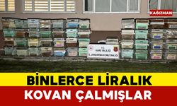 Kağızman’da arı kovanı hırsızları yakalandı