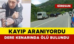 Kayıp aranıyordu dere kenarında ölü bulundu