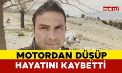 Motosikletten düşen şahıs hayatını kaybetti