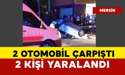 2 otomobil çarpıştı: 5 yaralı