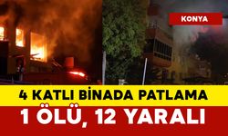 4 katlı binada patlama 1 ölü ve çok sayıda yaralı var