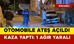 Ateş açılan otomobil kaza yaptı: 1 ağır yaralı