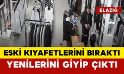 Böyle Hırsızlık Görülmedi: Eskileri Bıraktı Yenilerini Giyip Çıktı
