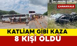 Çanakkale'de katliam gibi otobüs kazası: 8 ölü