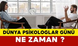 Dünya psikologlar günü ne zaman?