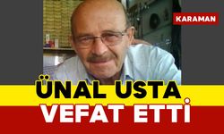 Eski oto elektrikçi Ünal Usta vefat etti