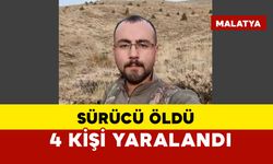 Feci kazada sürücü öldü, 4 kişi yaralandı